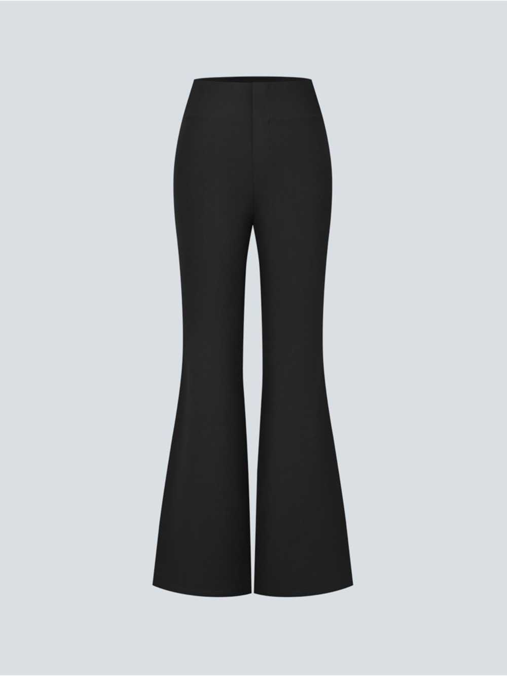 Halara Flex™ High Waisted Flare Work Pants Black Pull-On Stretch Medium - Picture 3 of 5
